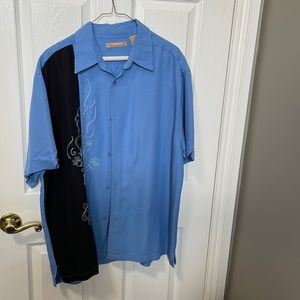 Men’s The Havanera Company Short Sleeve Dress Shirt Size XL